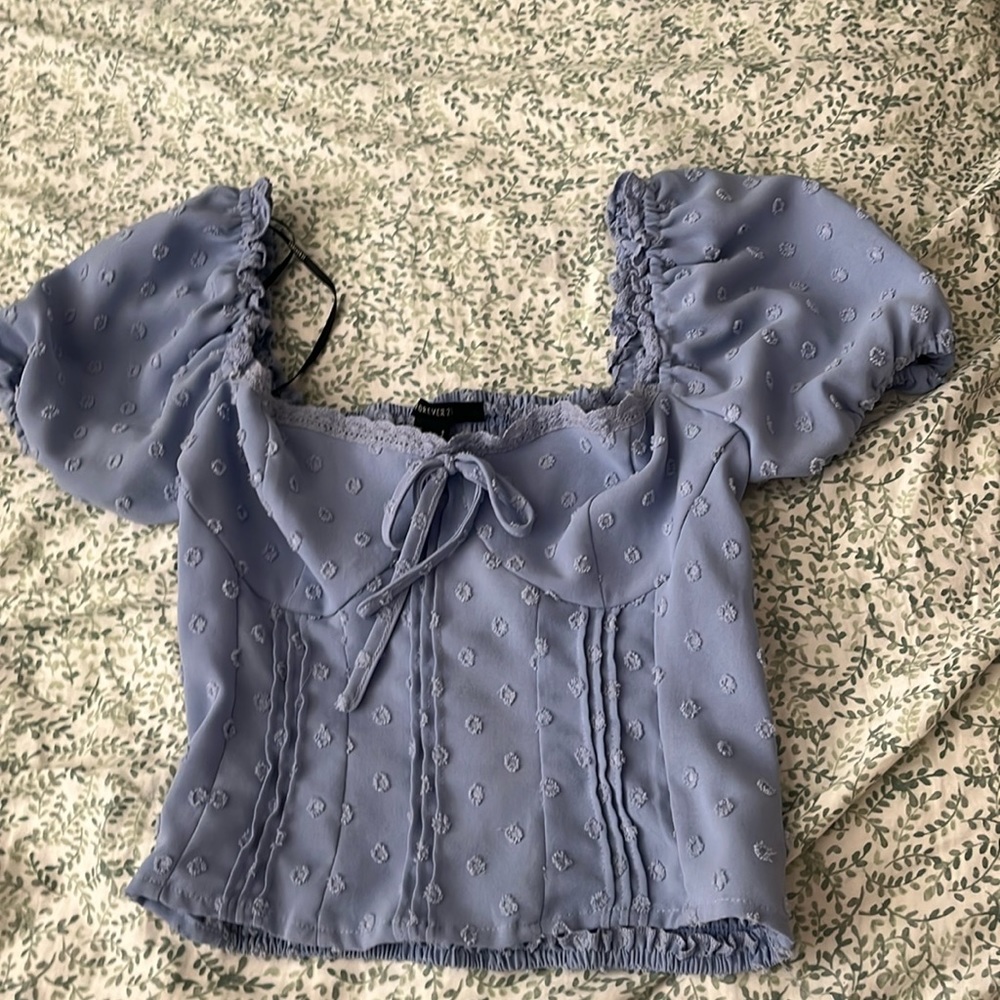Blue Forever 21 Top